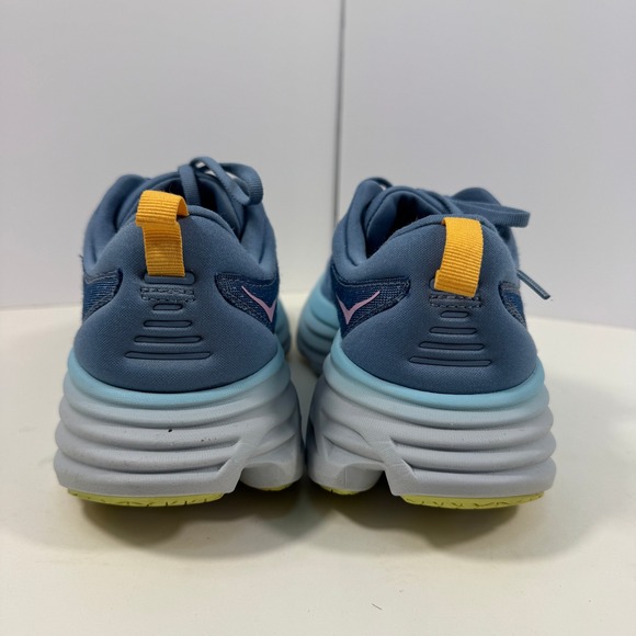 HOKA Bondi 8 Women's Running Shoes Blue Cushioned Road Sneakers Size US 8.5 - Picture 3 of 10
